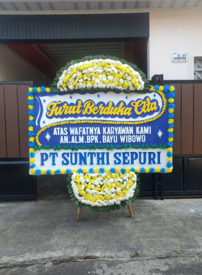 Papan Bunga Duka di Tajurhalang