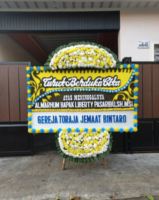 Papan Bunga Duka di Tajurhalang