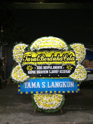 Papan Bunga Duka di Tajurhalang
